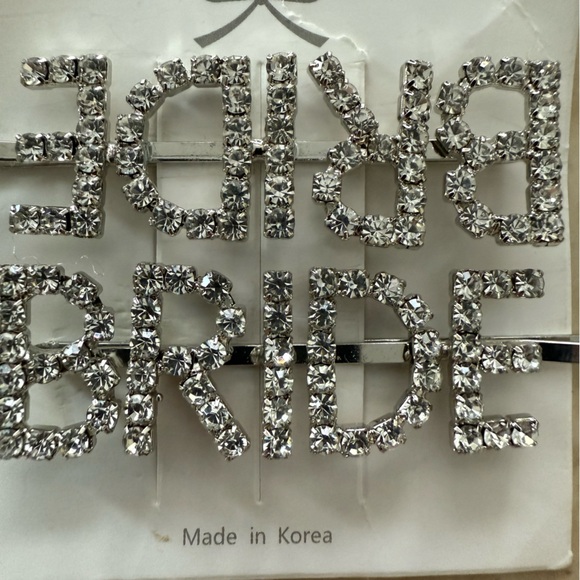 SHEIN Bride Diamond Bobby Pin Clips 2 Pack 💎 - Picture 2 of 3